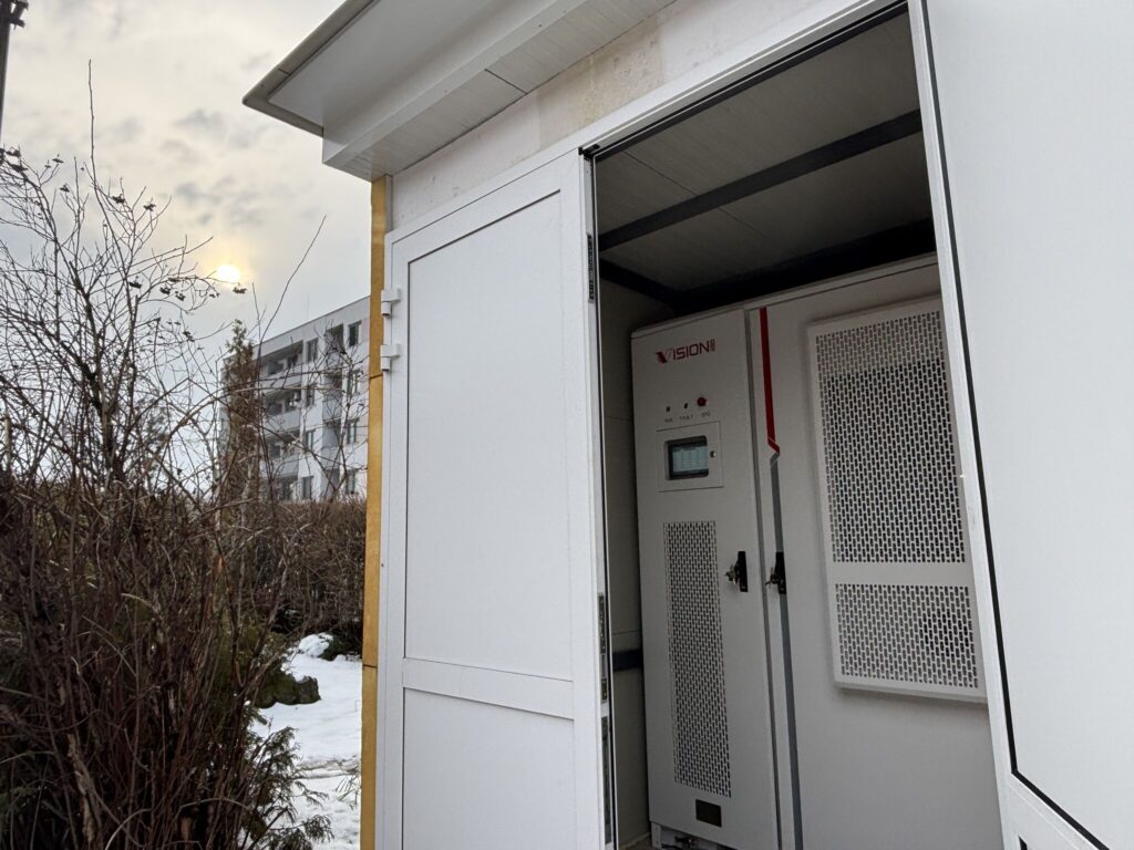 Battery storage container installed for Wagon Slovakia Košice